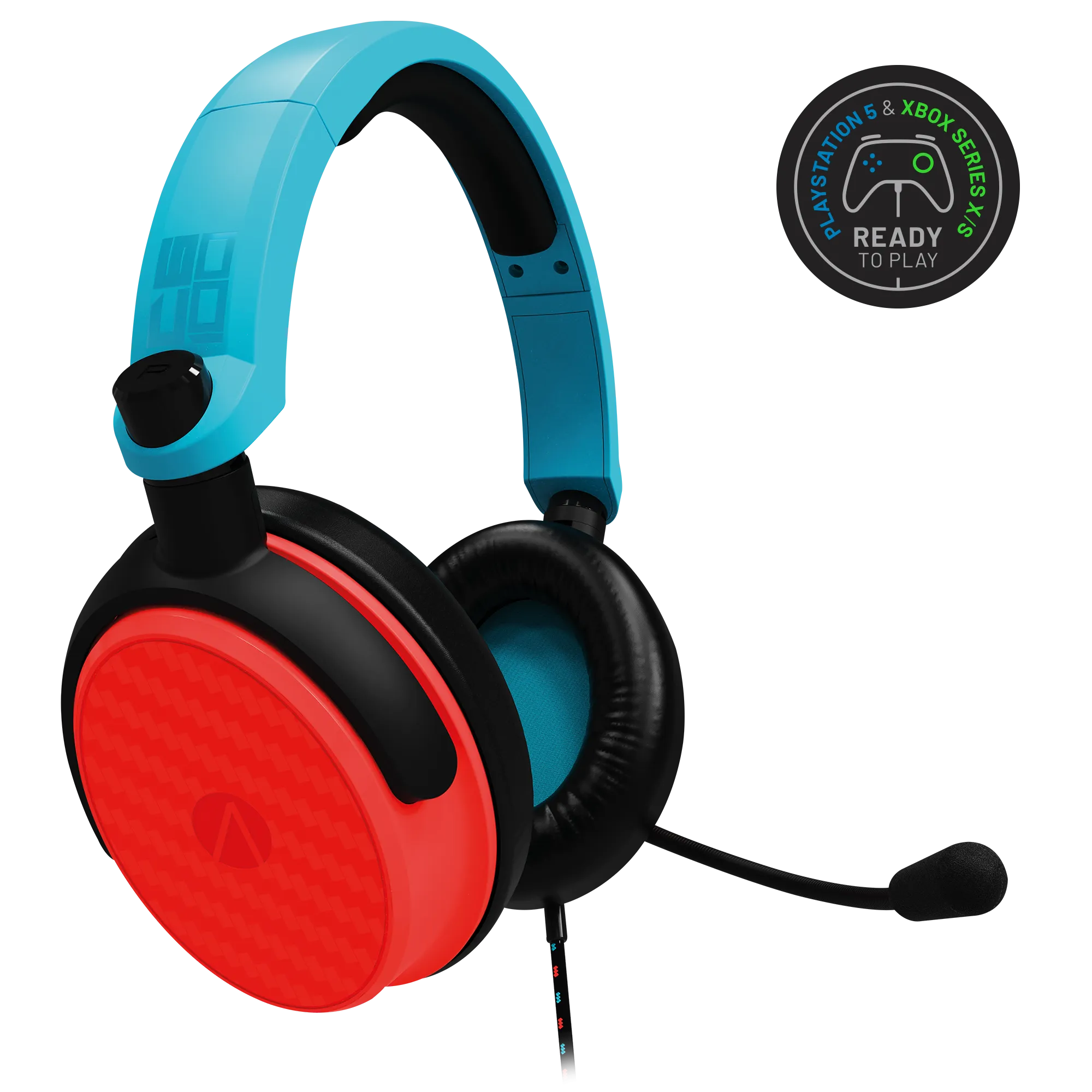 Stealth C6-100 Gaming Headset for Switch, XBOX, PS4/PS5, PC - Neon Blue/Red