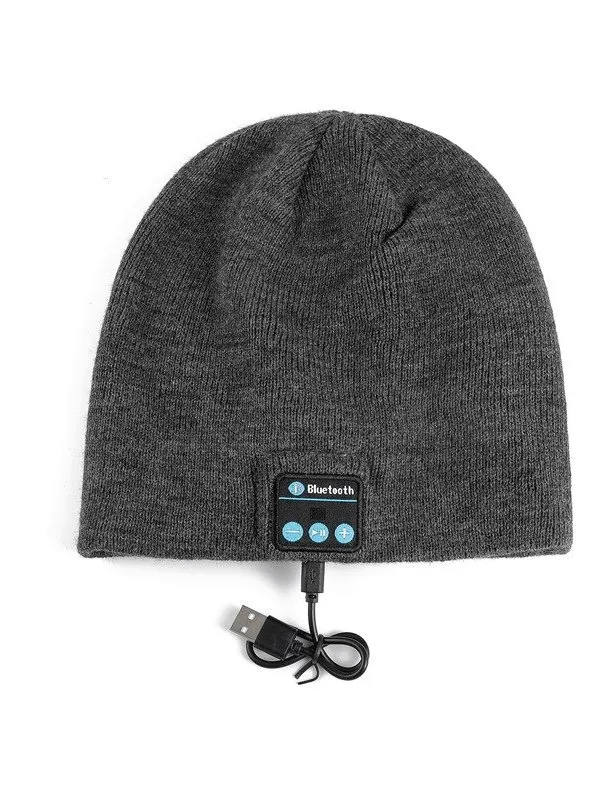 Stylish Warm Unisex Sport Beanies with Built-in Wireless Headphones - SF0828