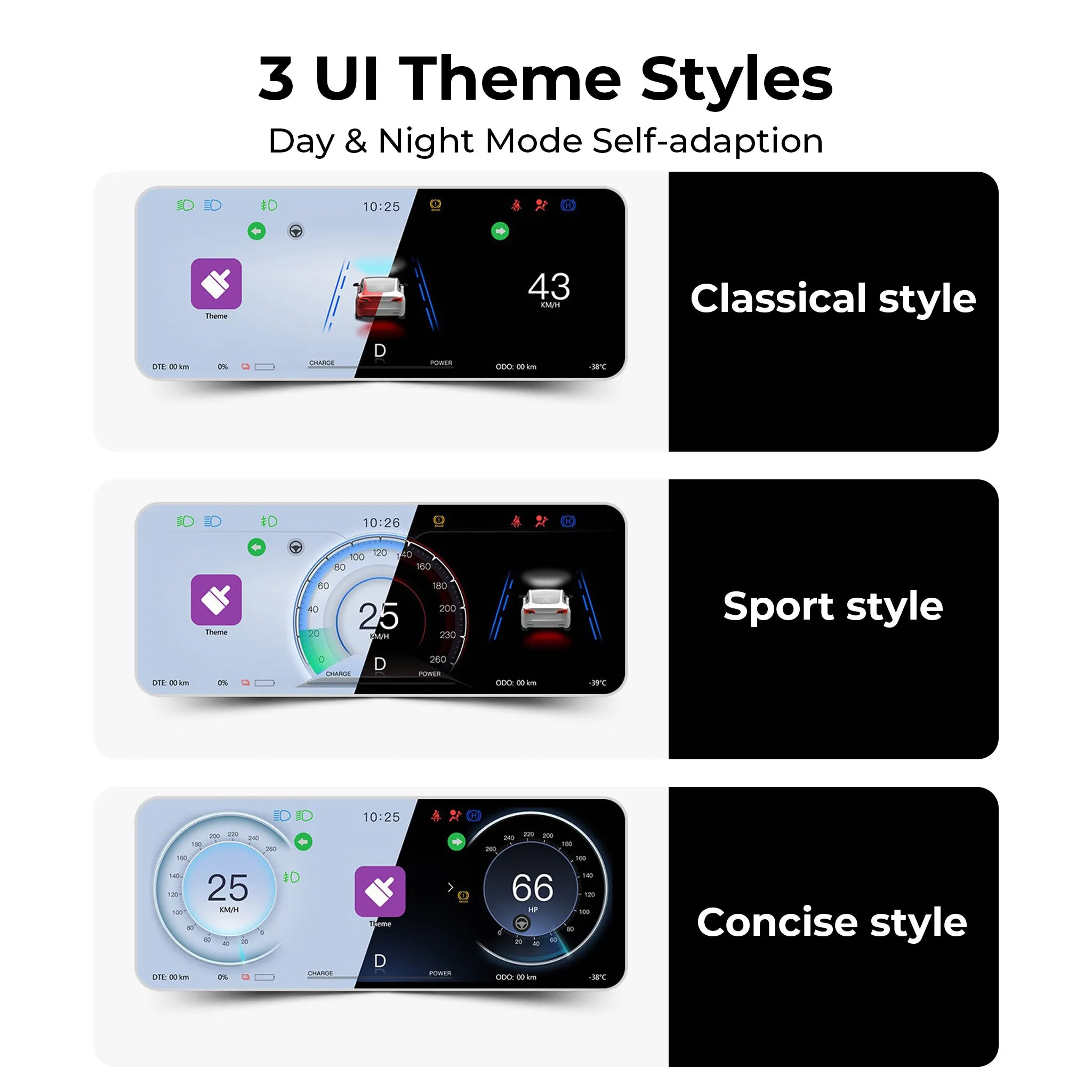 Tesla Model 3/Y & 2024  Model 3 Highland 8.9" Smart Screen Display – Wireless CarPlay, Android Auto, GPS & Real-Time Sync
