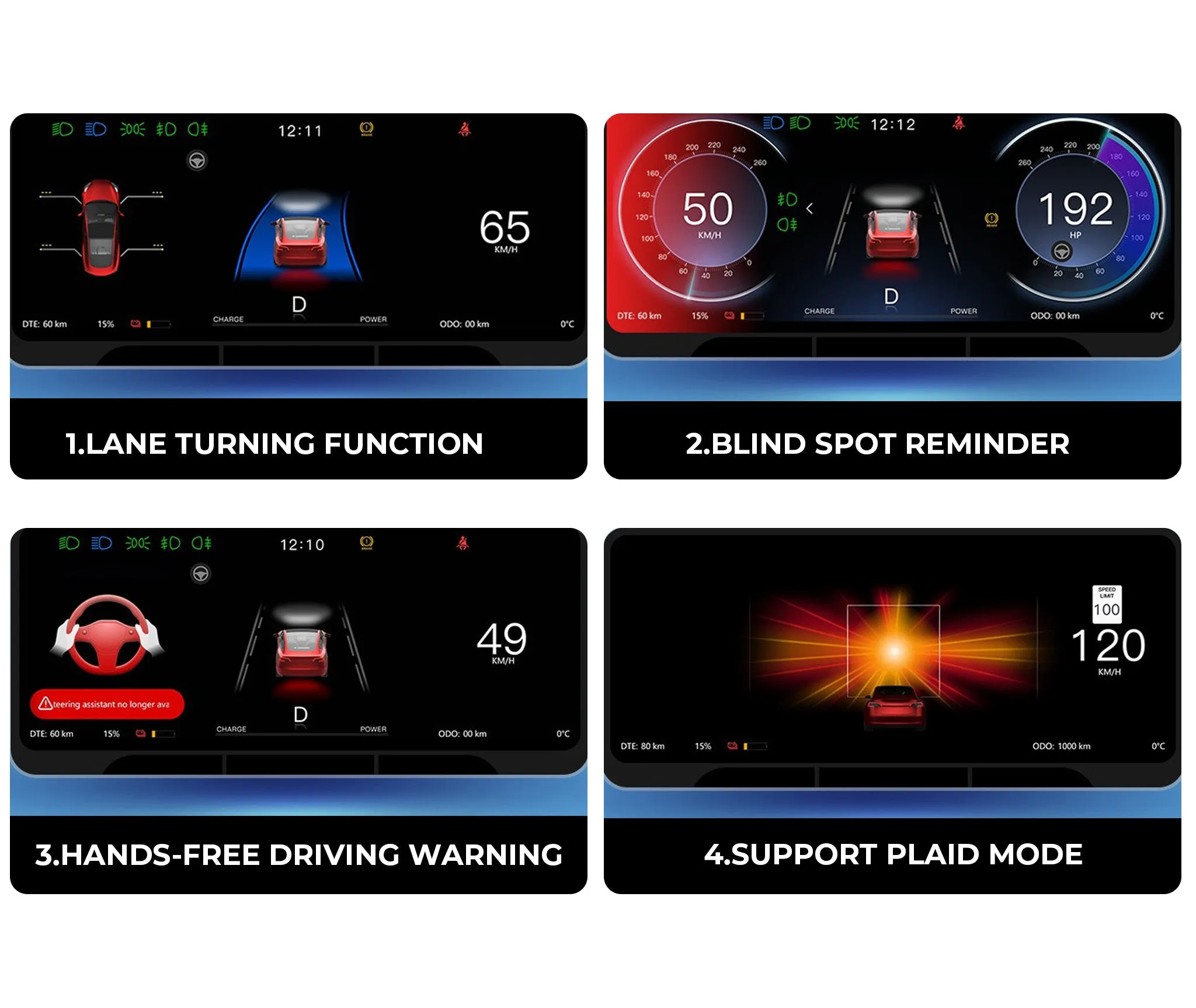 Tesla Model 3/Y & 2024  Model 3 Highland 8.9" Smart Screen Display – Wireless CarPlay, Android Auto, GPS & Real-Time Sync