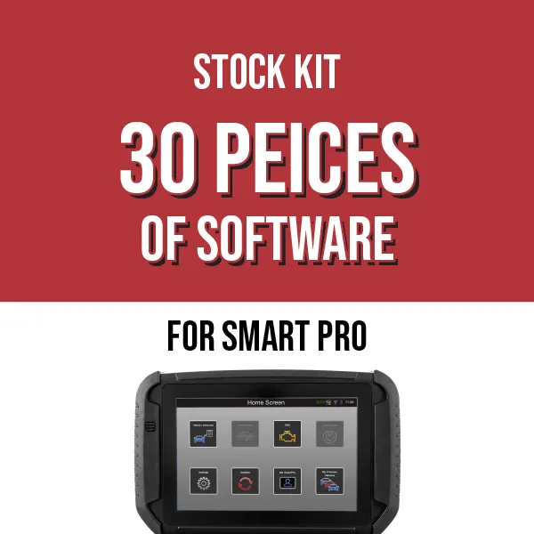 The SMART Pro™ Stock Software Kit - Consists of 30 pcs software