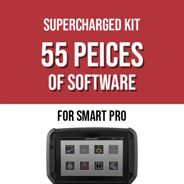 The SMART Pro™ SuperCharged Software Kit - Consists of 55 pcs software