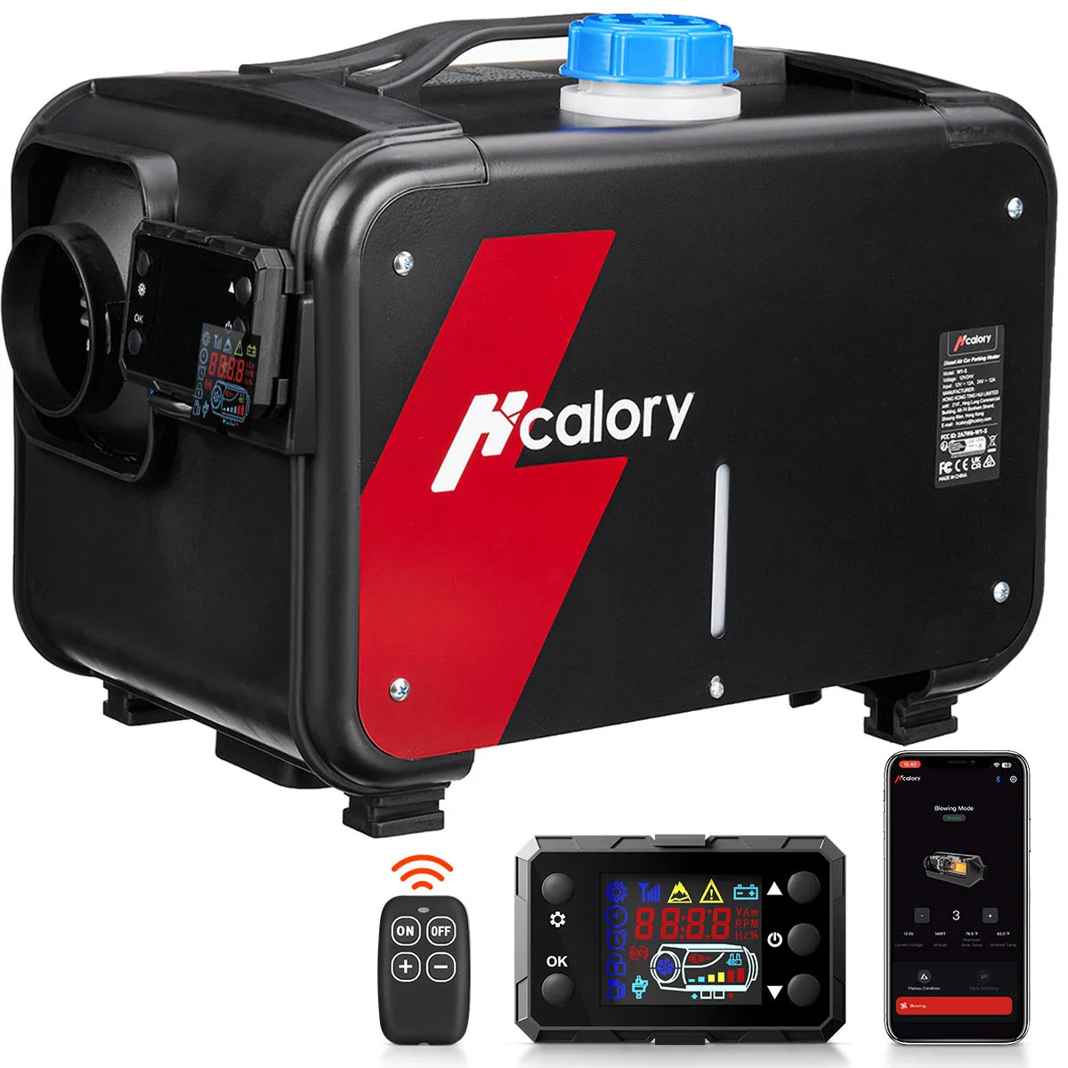 W1 Diesel Heater Handy-SE, 8KW 12V All In One bluetooth