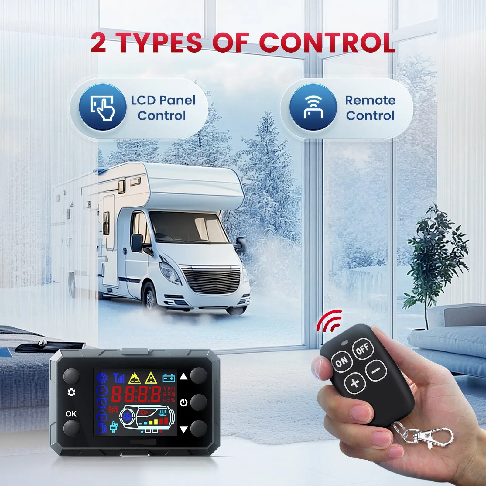 W1 Diesel Heater Handy-SE, 8KW 12V All In One bluetooth