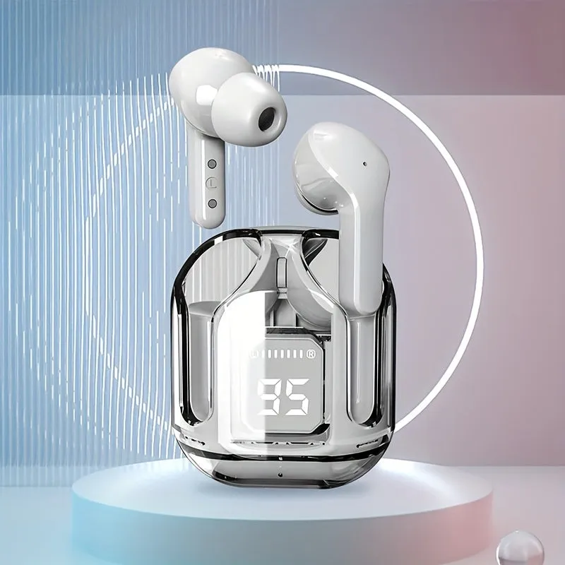 Wireless LED Headphones with HighQuality Sound and Mic For Android & IOS