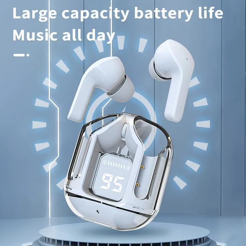 Wireless LED Headphones with HighQuality Sound and Mic For Android & IOS