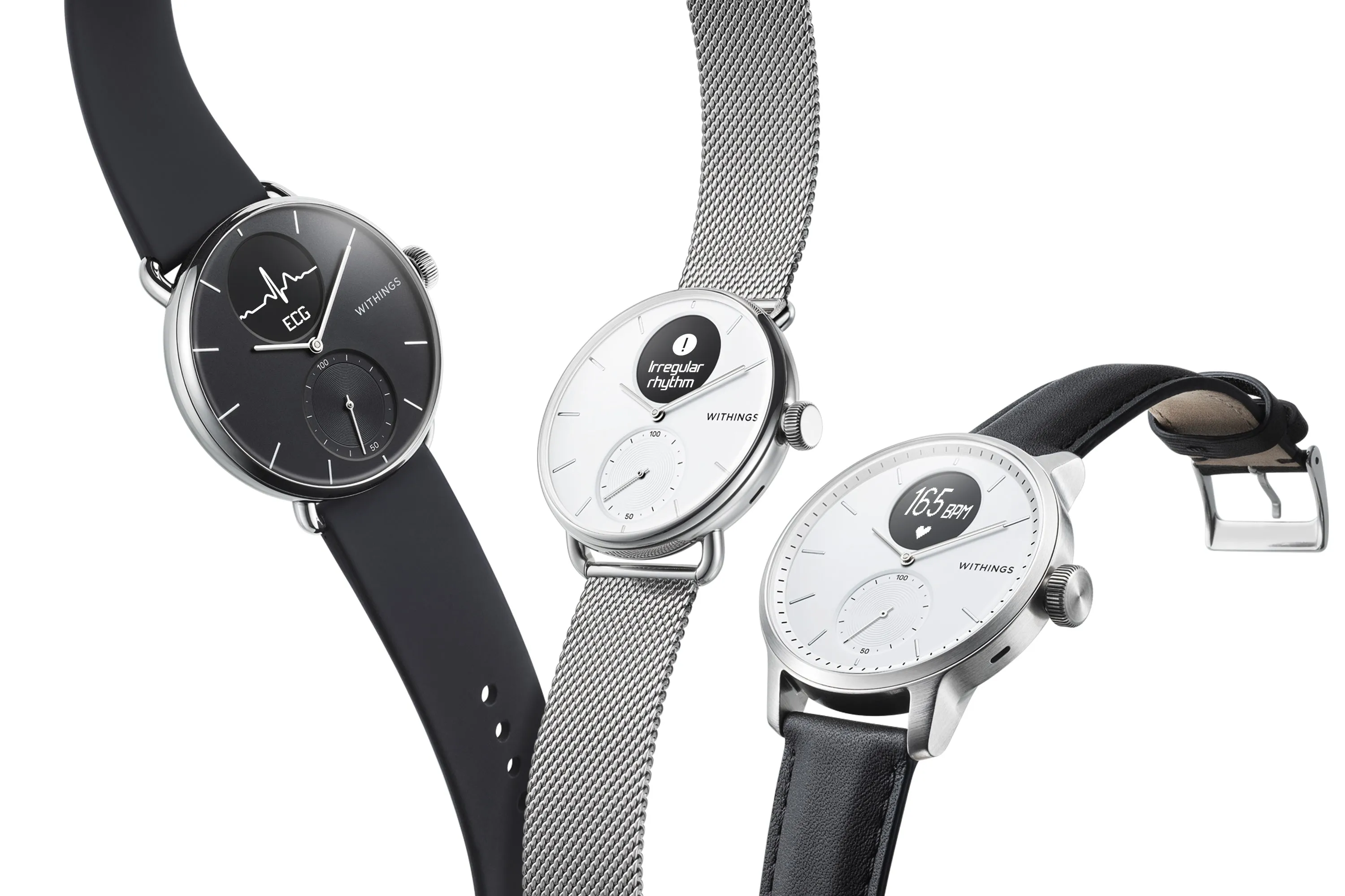 Withings ScanWatch - Hybrid Smartwatch - 38mm Black